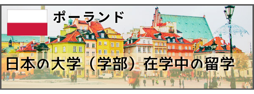 留学経験者_ポーランド　大学（学部）在学中の留学　留学体験